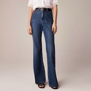J.CREW High Rise Vintage Flare Blue Jeans 27 Tall